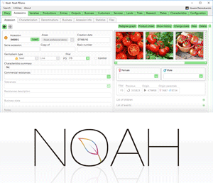 NOAH - Plant breeding software - Trials - Inventory - Productions